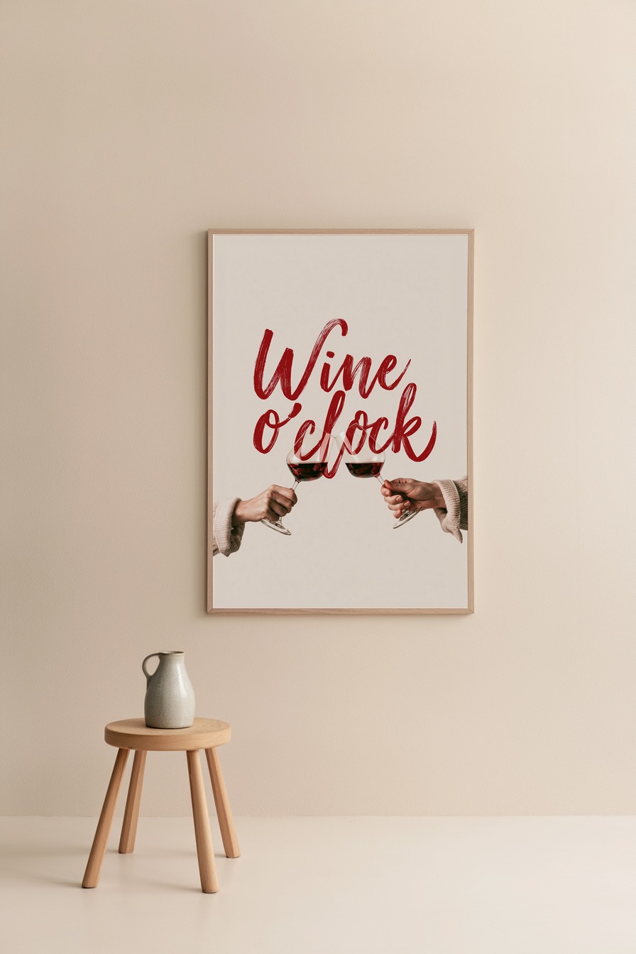Fotografie Poster Weingläser Hand Detail rotwein