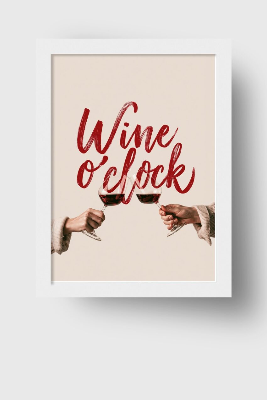 Fotografie Poster Weingläser Hand Detail rotwein