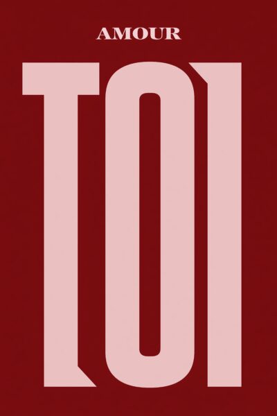 Toi Schriftzug Poster