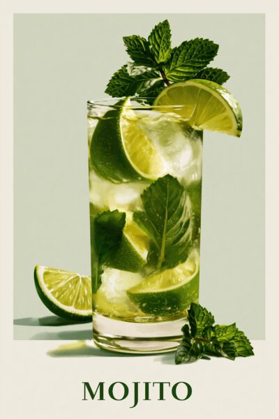 Mojito Glas Poster