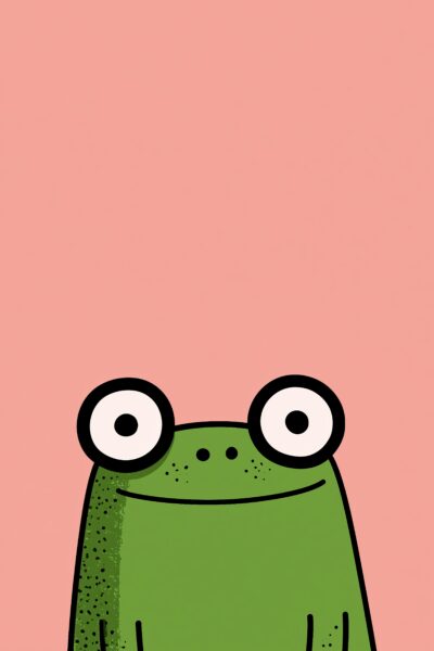 Frosch mit Großen Augen Poster