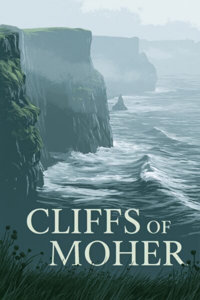 Klippen am Meer Poster