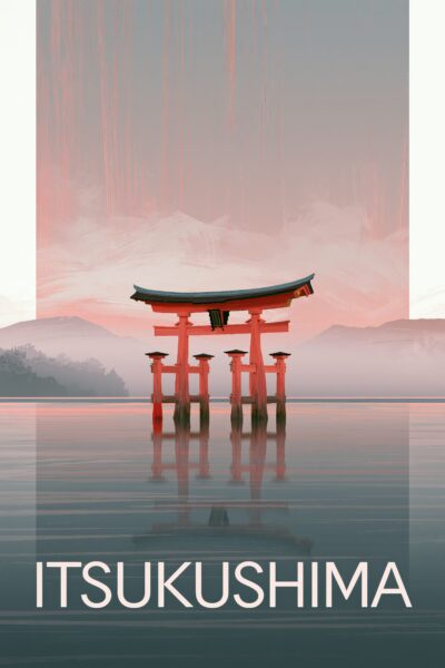 Torii im Wasser Poster