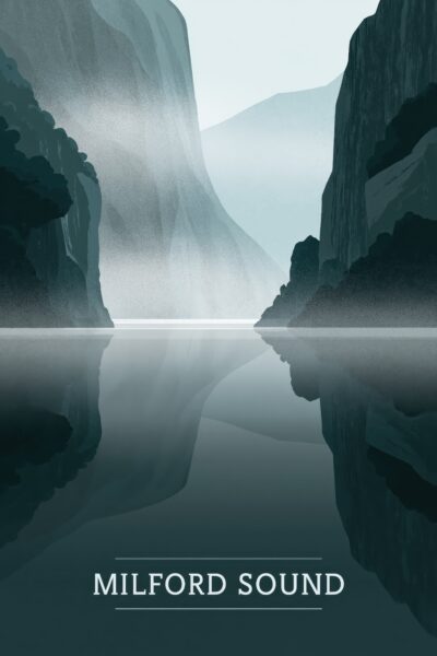 Bergsee Ruhe Leinwandbild