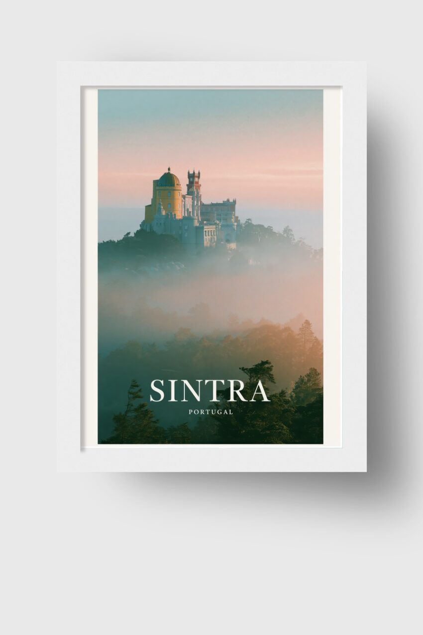 Fotografie Poster Pena Palast Nebel Portugal