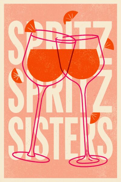 Spritz Gläser Leinwandbild