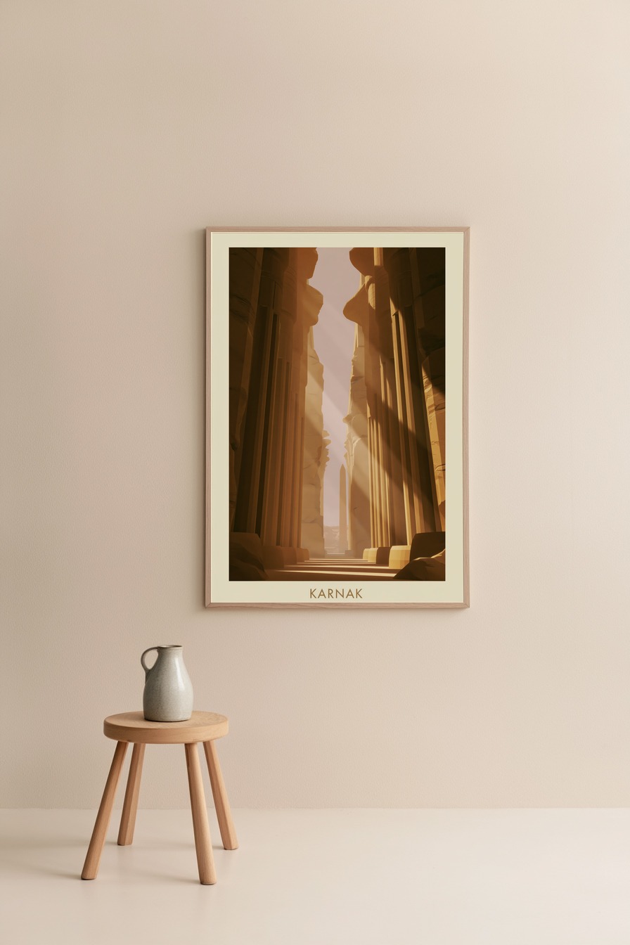 Karnak Obelisk Licht Poster – Bild 2