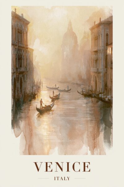 Venedig Kanal Leinwandbild